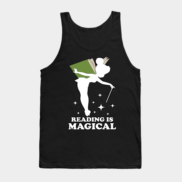 Reading Is Magical Tank Top by Sachpica